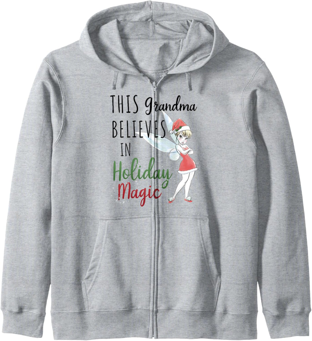 Disney Peter Pan Weihnachten Tinker Bell Magic Grandma Kapuzenjacke