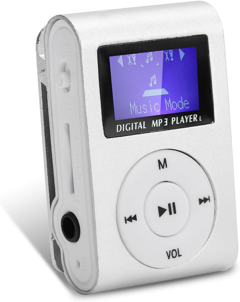Mini-MP3-Player, Tragbarer Musik-Player, mit LCD-Bildschirm, Speicherkartenunterstützung, Maximale U