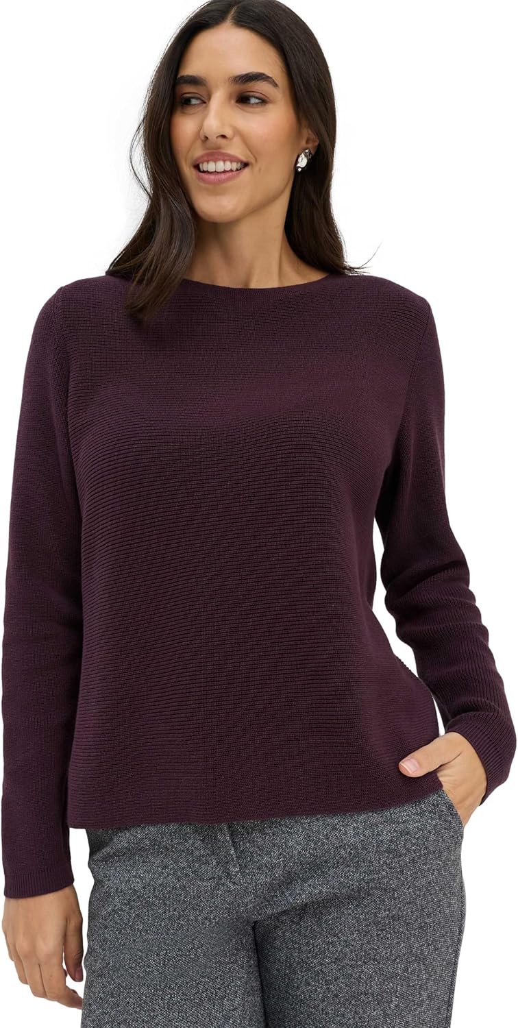 BRAX Feel Good Style Lesley Damen Strickpullover 34 Blackberry Violet, 34 Blackberry Violet