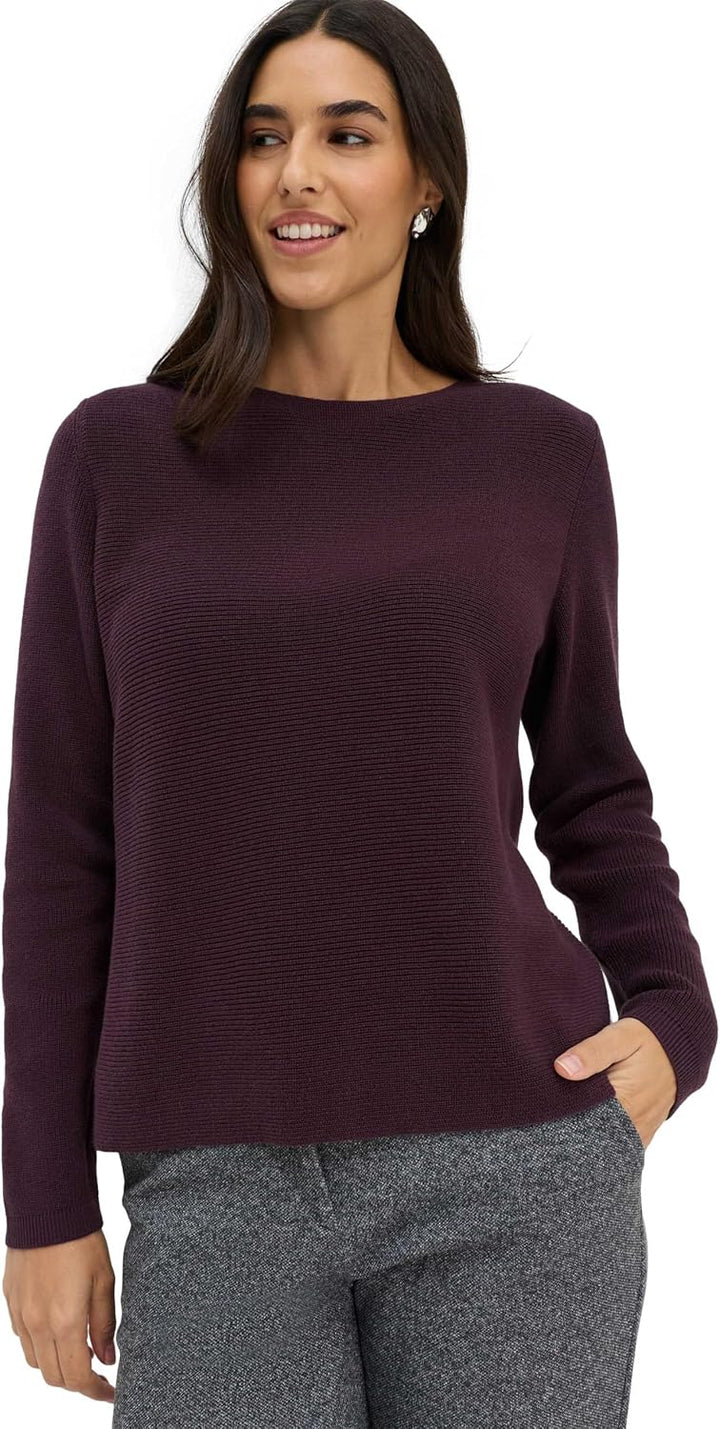 BRAX Feel Good Style Lesley Damen Strickpullover 34 Blackberry Violet, 34 Blackberry Violet