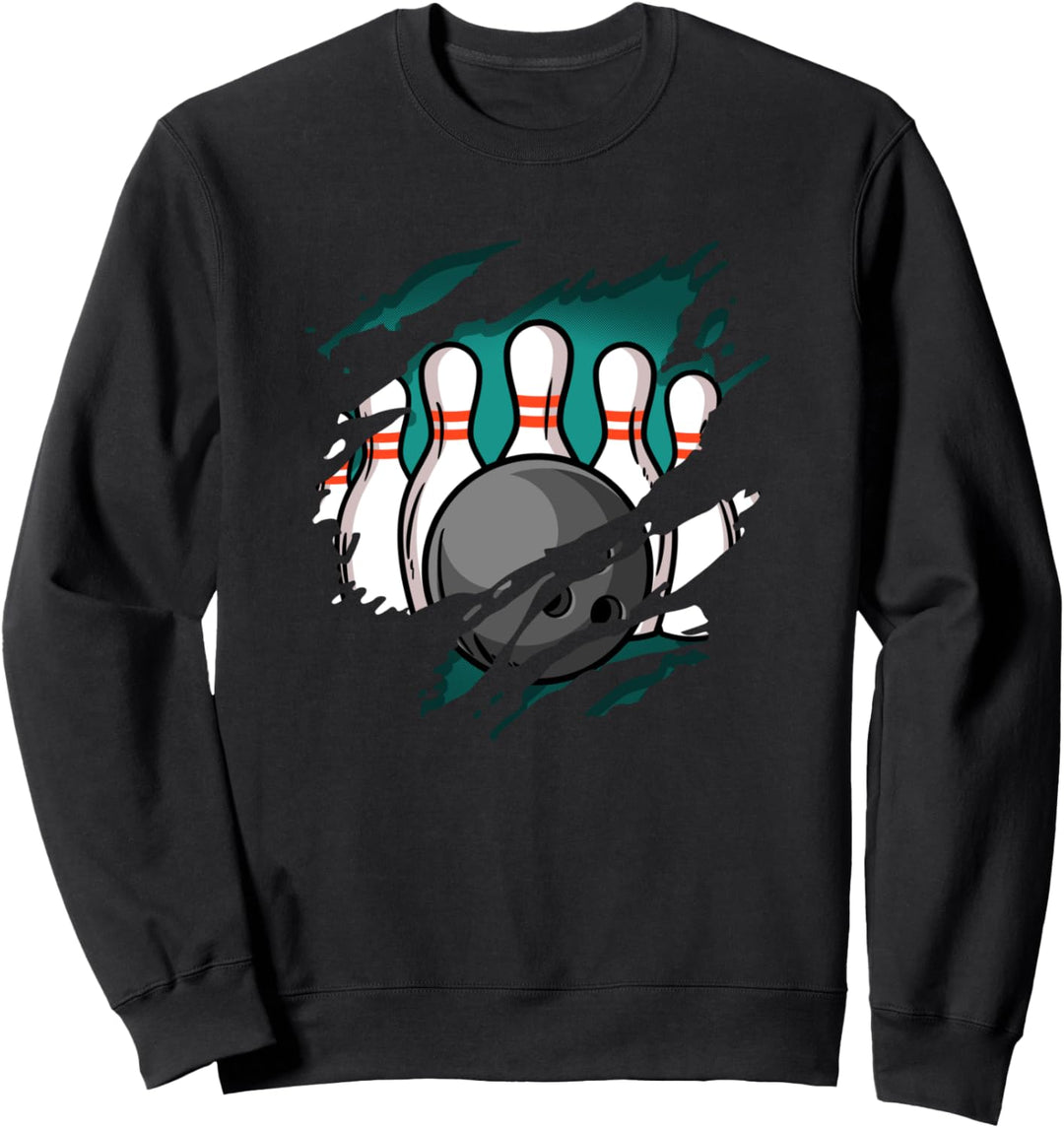 Bowling Pins - Bowlen Bowler Bowling Sweatshirt