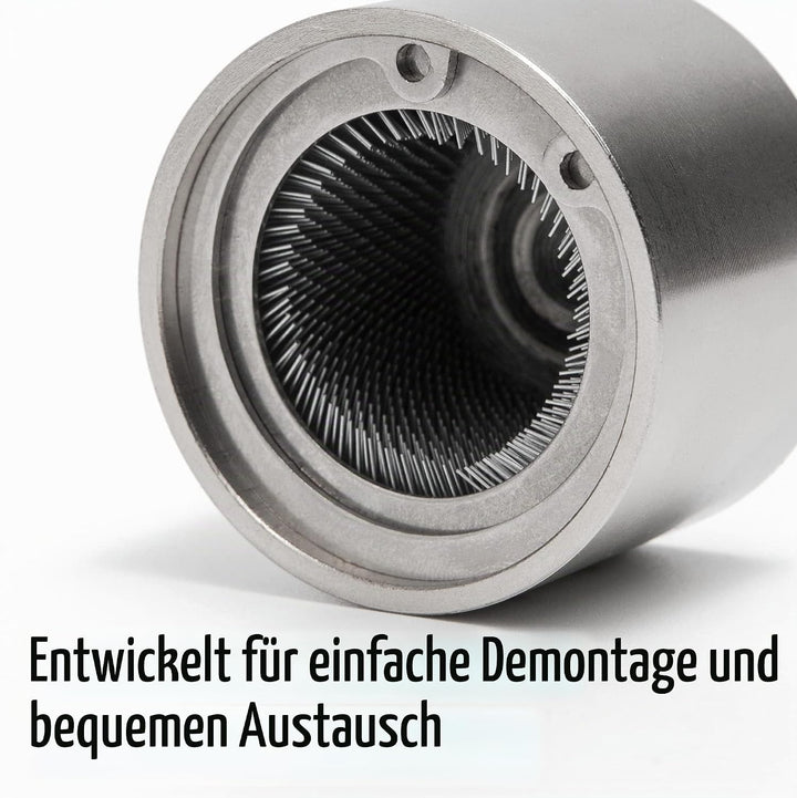 Vouyar 1 Zoll Vollmetall Kupfer Rohrreiniger, Rohrreinigungsbürste für Bohrmaschine mit austauschbar