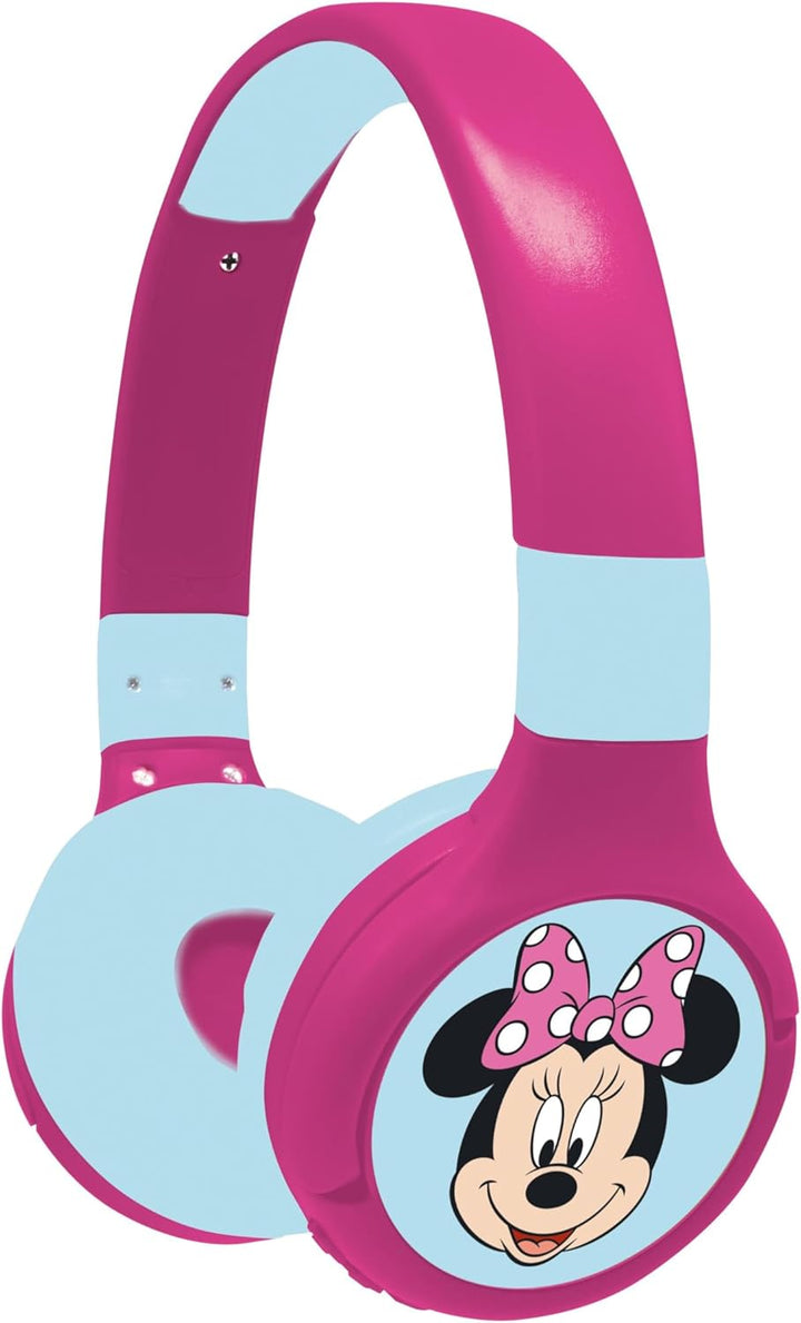 Lexibook - Disney Junior Minnie -2-in-1-Audio-Headset Bluetooth & Kabelgebunden mit Mikrofon und Ste