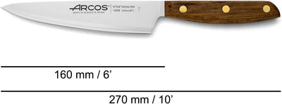 Arcos Serie Nordika - Küchenmesser | Allzweckmesser - Edelstahl NITRUM - Klinge 160 mm - Ovengkol Ho