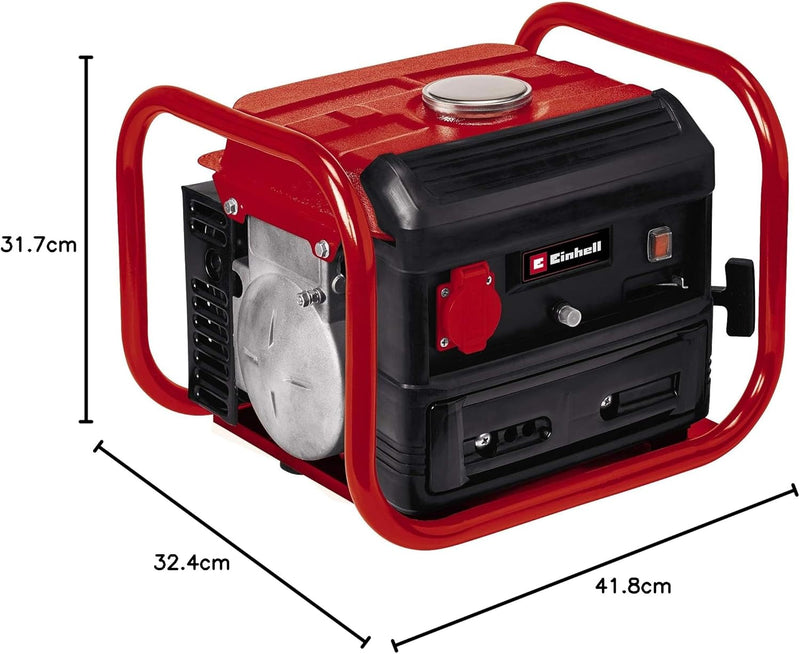 Einhell Stromerzeuger (Benzin) TC-PG 10/E5 (680 Watt, sauberer 2-Takt-Antriebsmotor, 230 V-Steckdose