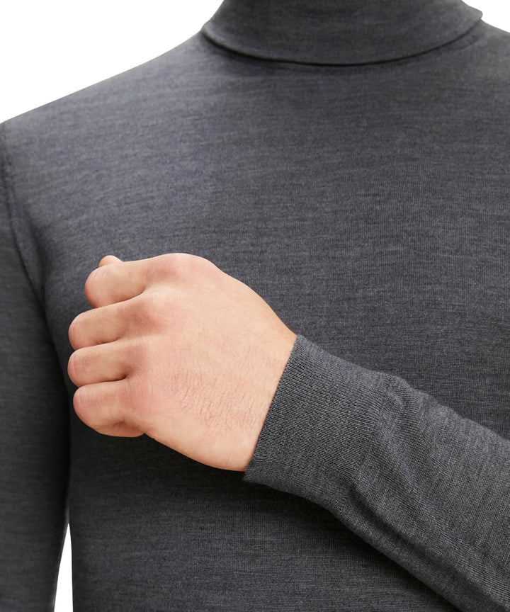 FALKE Herren Basic Roll Neck Rollkragen Pullover elegant klassisch für Business und Freizeit mit Rol