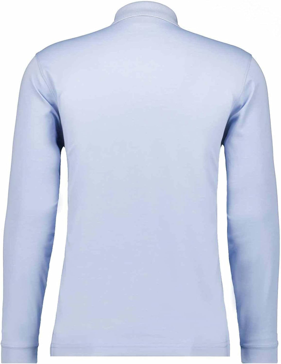 RAGMAN Herren Softknit-Polo mit Brusttasche, Langarm S Blaugrau-074, S Blaugrau-074