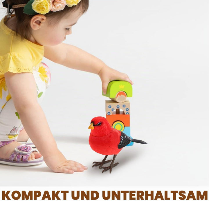 BESPORTBLE Elektrisches Singender Vogel Plastikkunst Vogel Figur mit und Mimikausgabe Vielseitige De