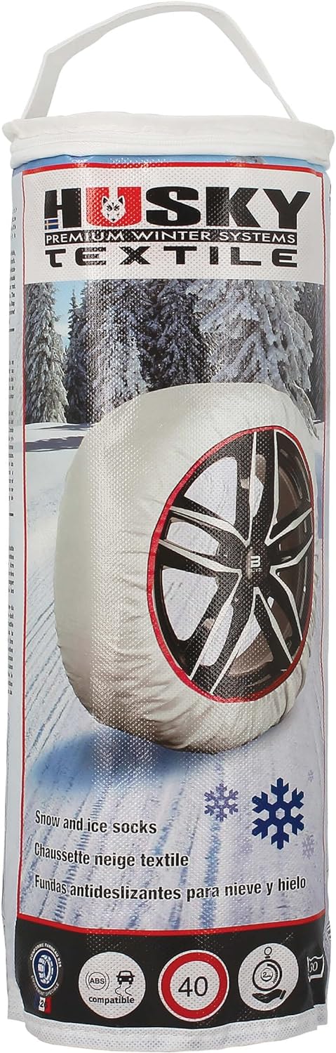 SUMEX hustx03 Husky Schneekette Textil, Grösse L, L