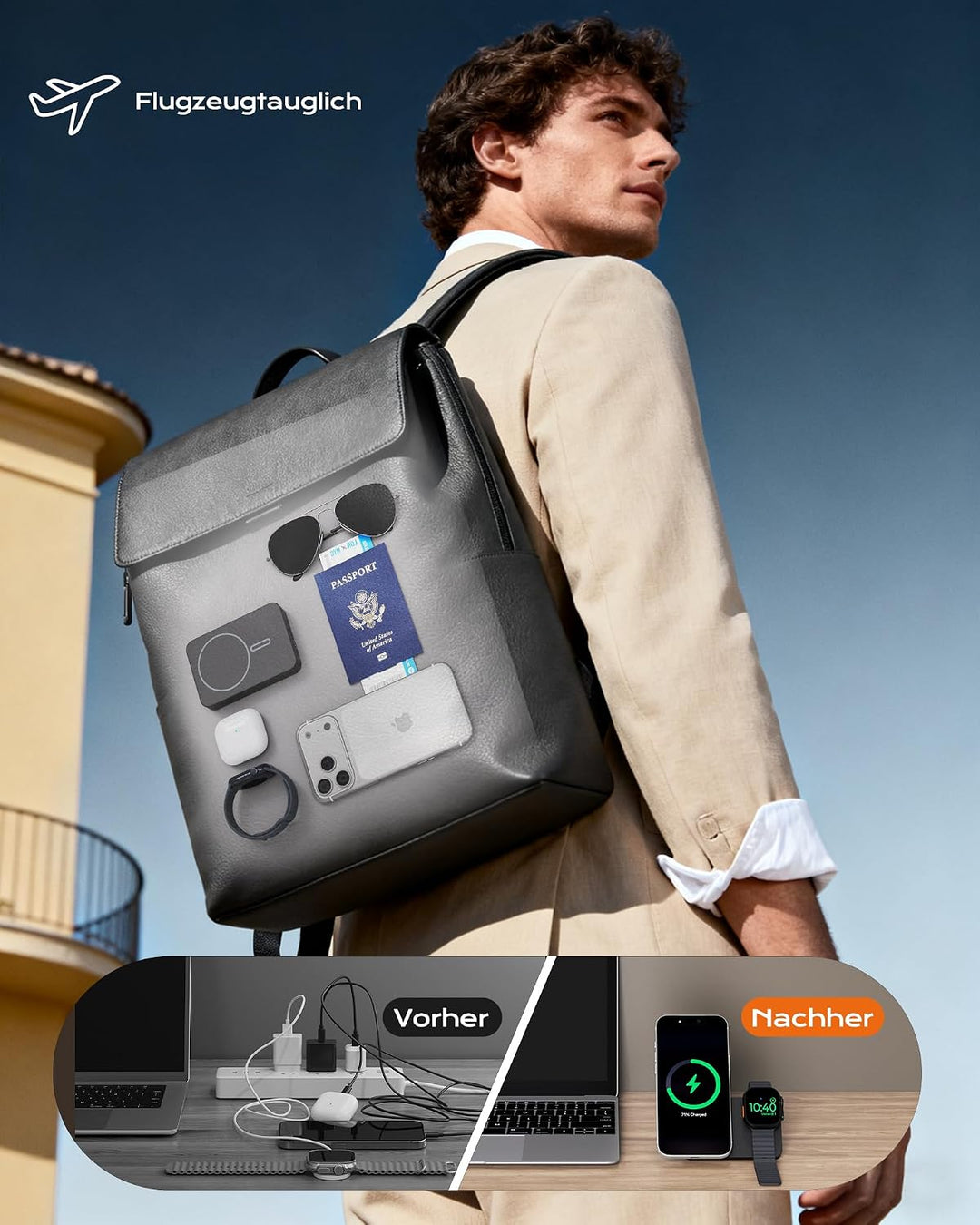 KU XIU K1ULTRA 10000mAh Powerbank für Apple Watch, Qi2.2 25W Power Bank für Magsafe, 3 in 1 Magnetis