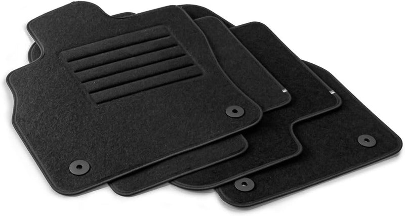 MDM fussmatten für Ford Mustang V ab 2005-2014 Passform wie Original aus Velours, Automatten mit Abs