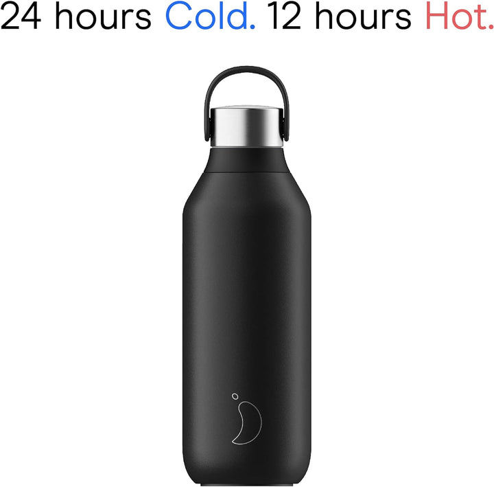 Chilly's Series 2 Flasche - Auslaufsicher, ohne Kondensation, BPA freier Edelstahl - Wiederverwendba