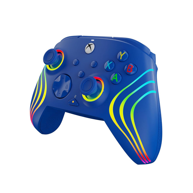 PDP Xbox Afterglow Wave Wired Controller Blue