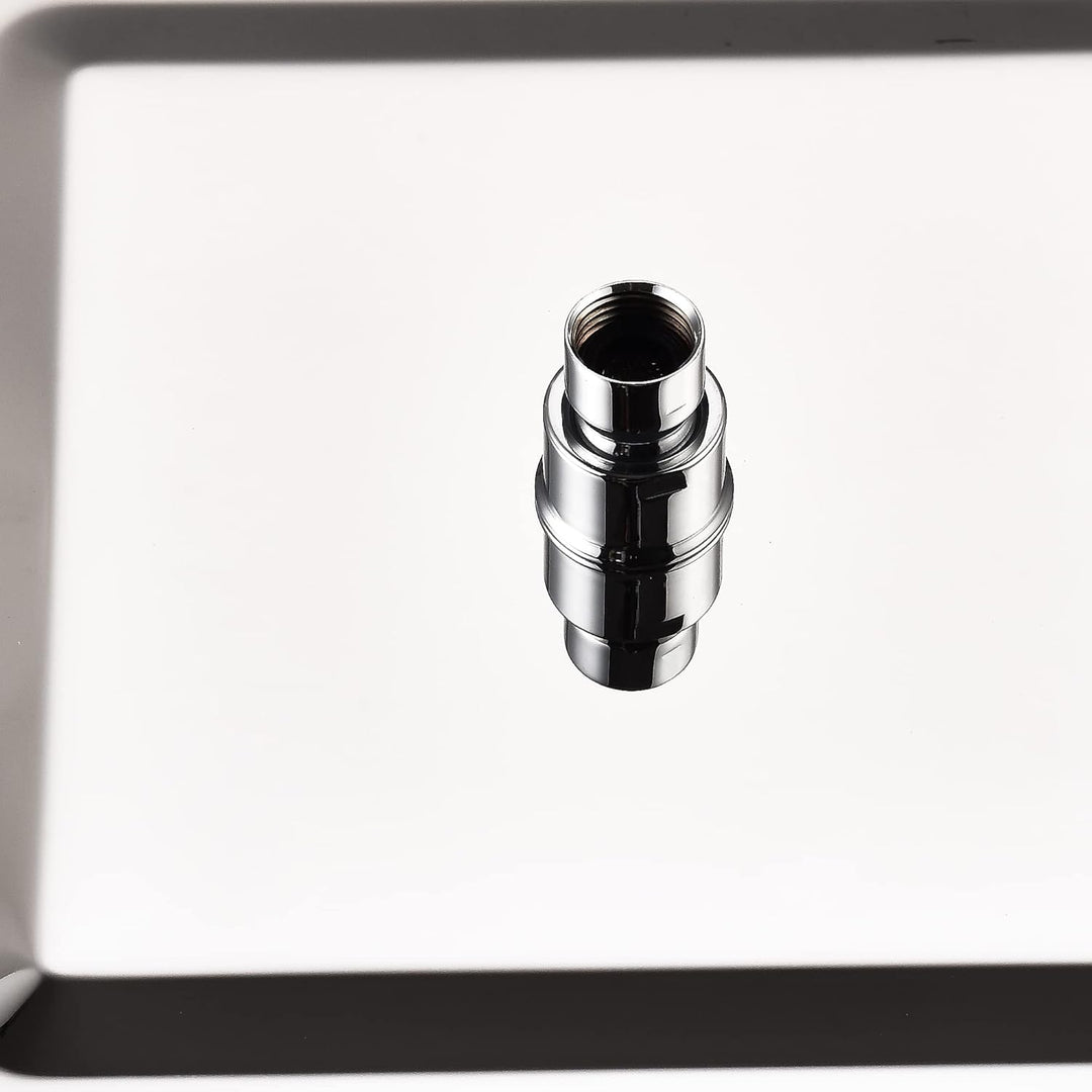 10 Zoll(25x25cm) Regendusche Duschkopf Edelstahl AISI304 Regenbrause Anti-Kalk-Düsen Duschkopf Regen