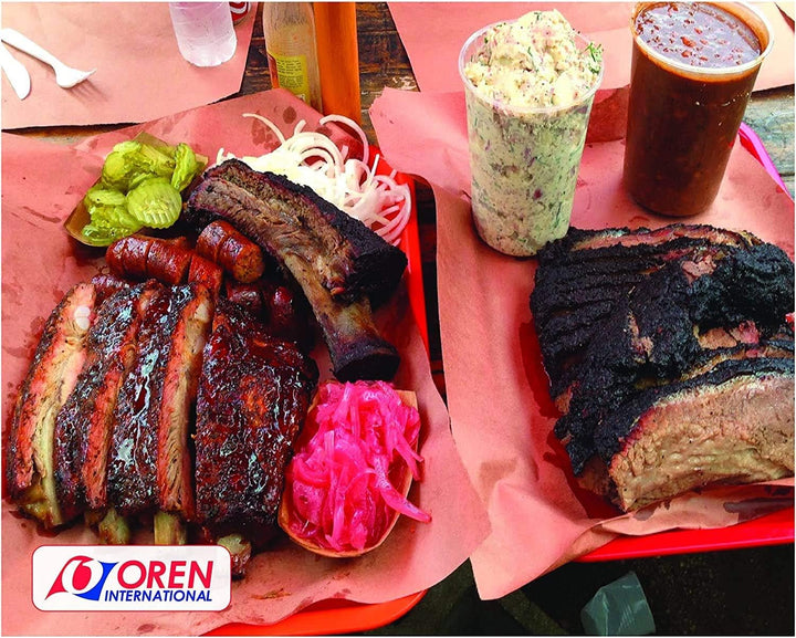 Oren Pink Butcher Paper BBQ Kraftpapier - 300m x 61cm - Das ORIGINAL Butcher Papier aus USA für perf