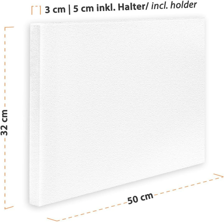 Infrarot Heizer 100Watt 50x32cm Weisse Heiz-paneel Elektroheizung Heizplatte 100W - 50x32 cm, 100W -