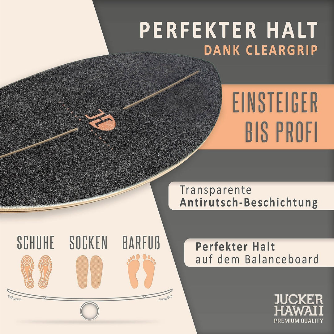 JUCKER HAWAII Surf Balanceboards Ocean Rocker - Indoor und Outdoor Balance Board für Kinder und Erwa