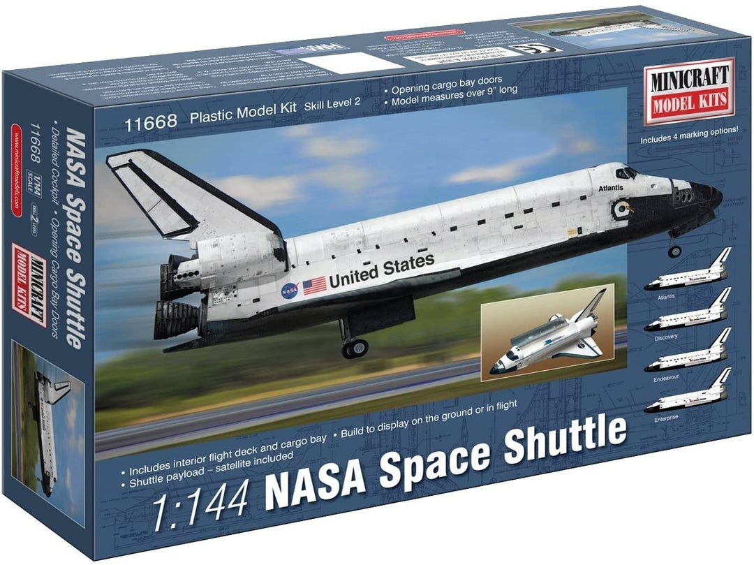 Minicraft 011668 NASA 1/144 Shuttle