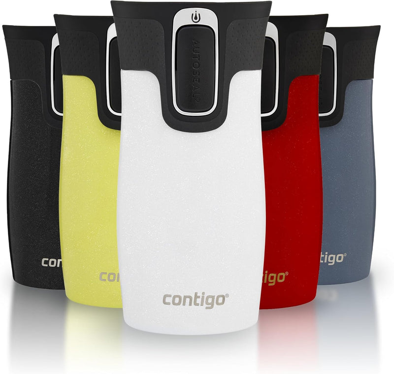 Contigo Thermobecher West Loop Autoseal, Edelstahl Isolierbecher, Reisebecher, Kaffebecher to Go, au