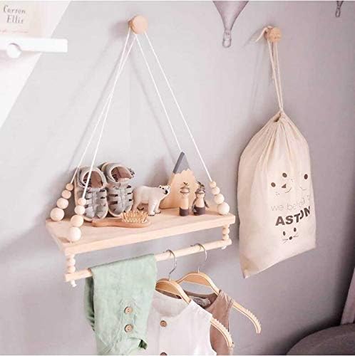 Wandregal Kinderzimmer, Hängeregal Kinderzimmer, Schweberegal Holz, Verwendet für Raumaufbewahrung,