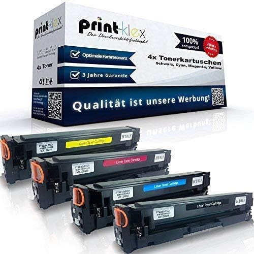 4X Print-Klex Tonerkartuschen kompatibel für Canon I-Sensys MF 632Cdw MF 633Cdw MF 634Cdw MF 635Cx M