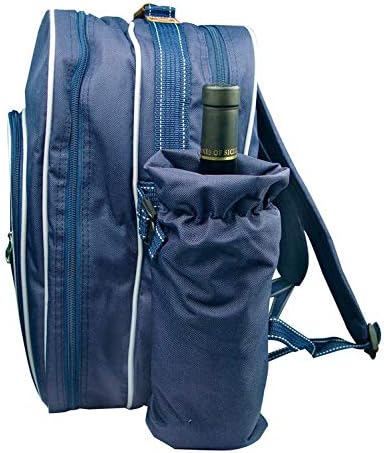 Picknickrucksack aus Polyester für 4 Personen
