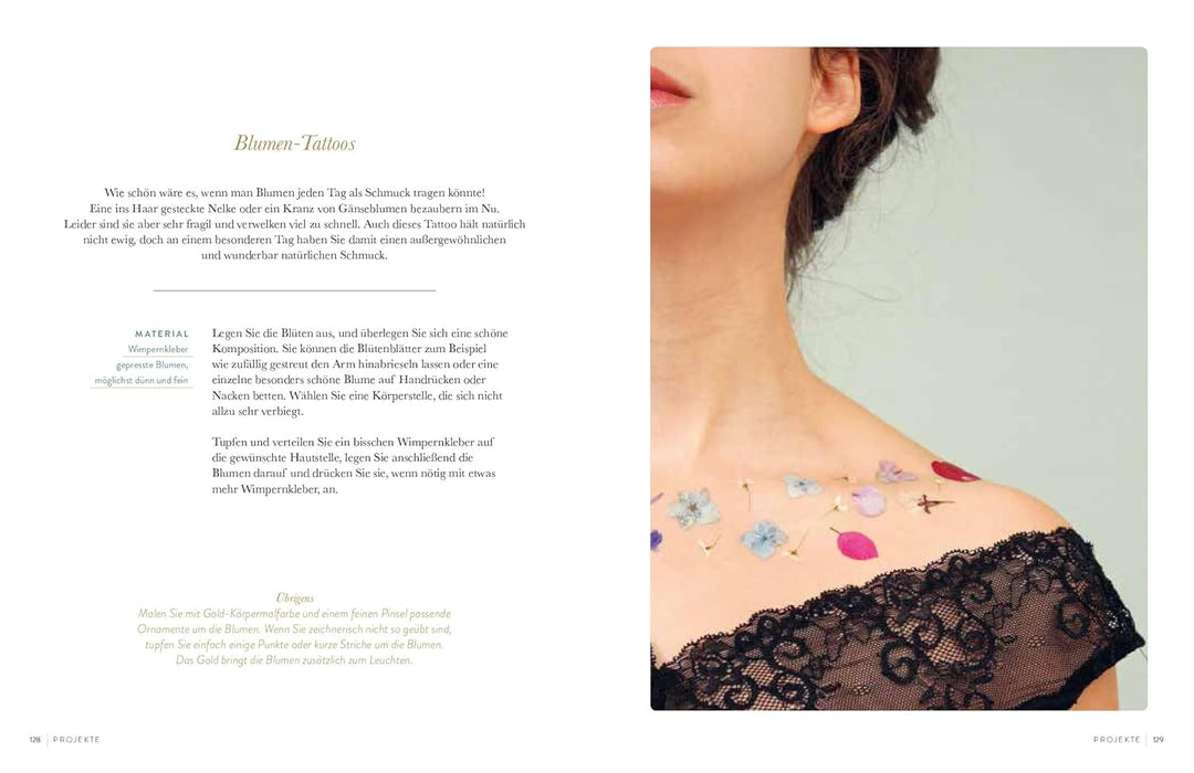 Blumenregen und Blättertanz: Filigran und verspielt - Schmuck, Raumobjekte und Papierkunst mit Natur
