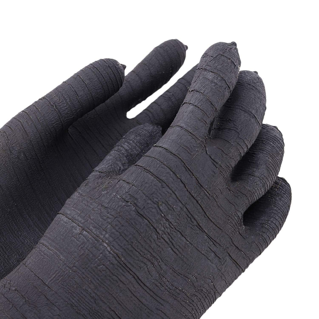 POOSR Gummi Schwarz Sand Strahl Handschuhe Streifen Sand Strahl Handschuhe für Strahl Kabine 65X 30C