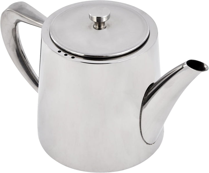 Café Olé DW-035 Derwent Teekanne, Edelstahl, 900 ml, 3 Tassen, hochglanzpoliert 35oz (900ml), 35oz (