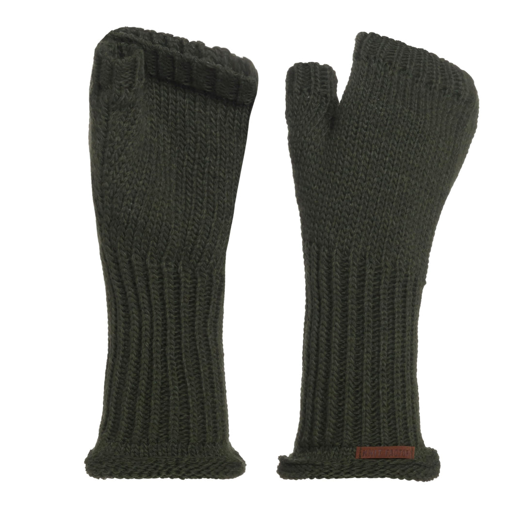 KNIT FACTORY - Cleo Handstulpen - Fingerlose Handschuhe - Gestrickte Handschuhe für Winter - Damen H