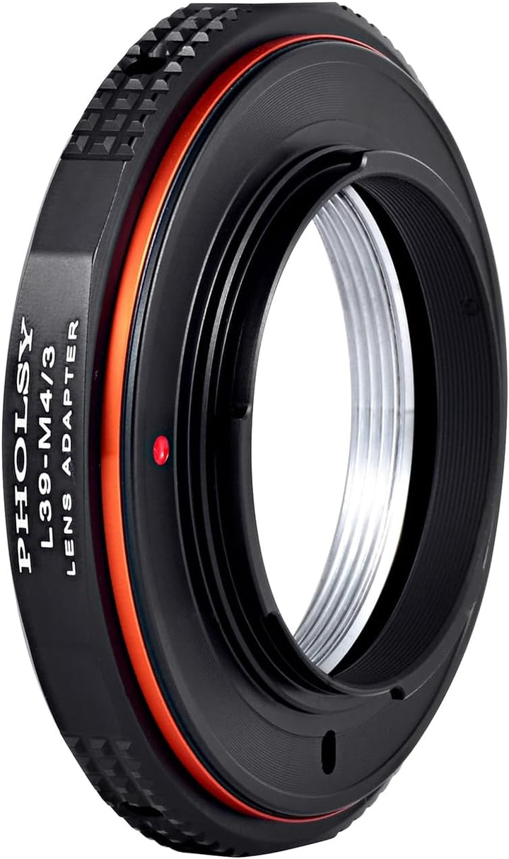 PHOLSY Konverter für L39 auf MFT Objektivadapter Kompatibel für Leica L39 M39 LTM 39mm Objektiv auf