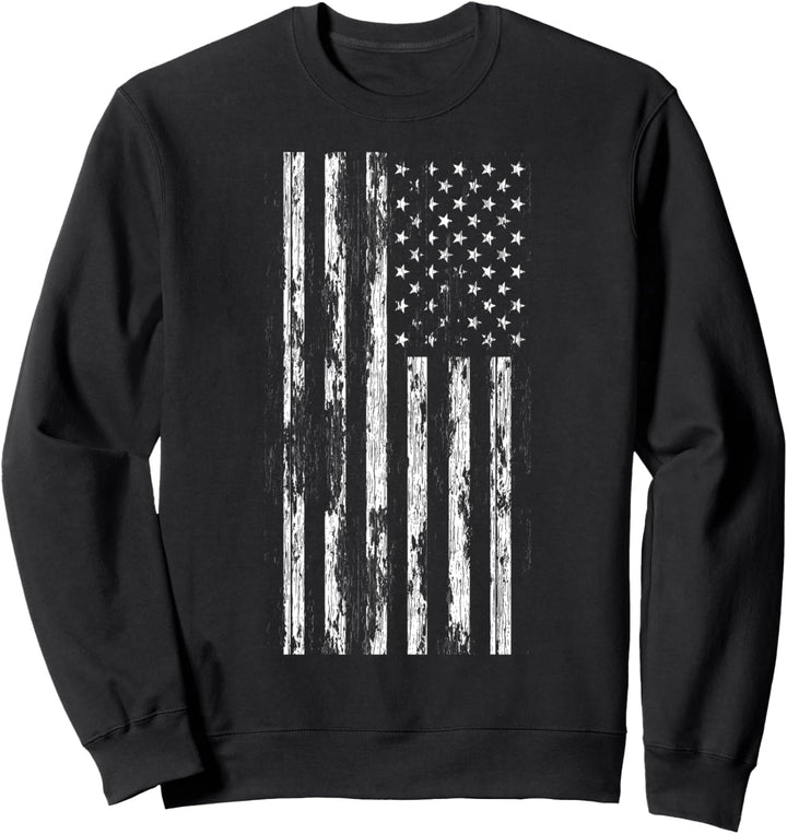 Amerikanische Flagge verwittert Sweatshirt