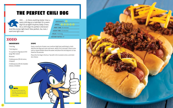 Sonic the Hedgehog: The Official Cookbook, Gebundenes Buch