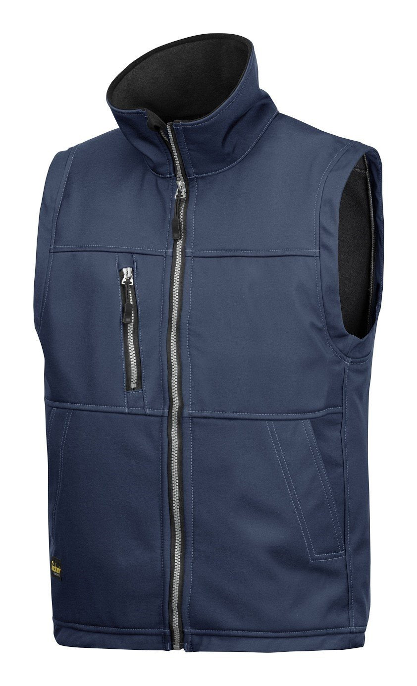 Snickers Soft Shell Weste Gr. S Regular S Navy, S Navy
