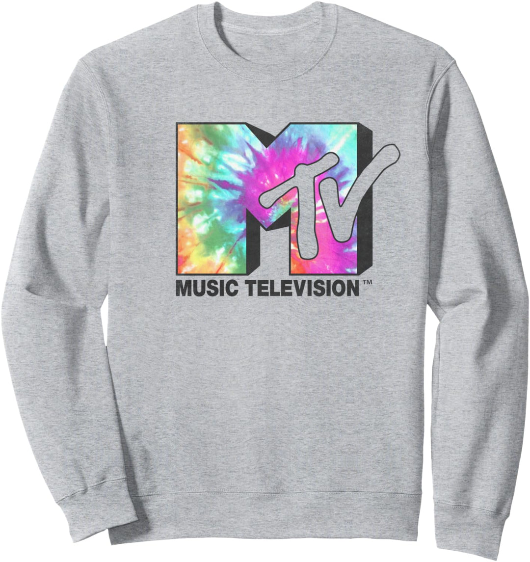 MTV Logo Classic Tie Dye Sweatshirt