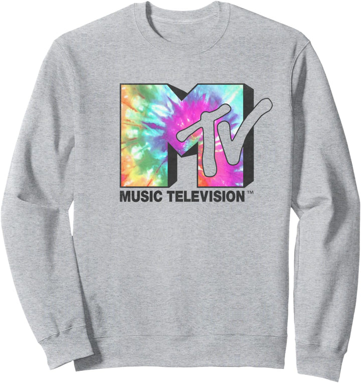 MTV Logo Classic Tie Dye Sweatshirt