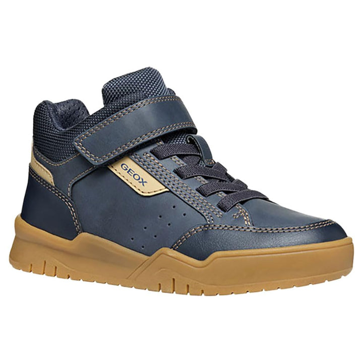 Geox Jungen J Perth Boy B Sneaker 35 EU Braun B, 35 EU Braun B