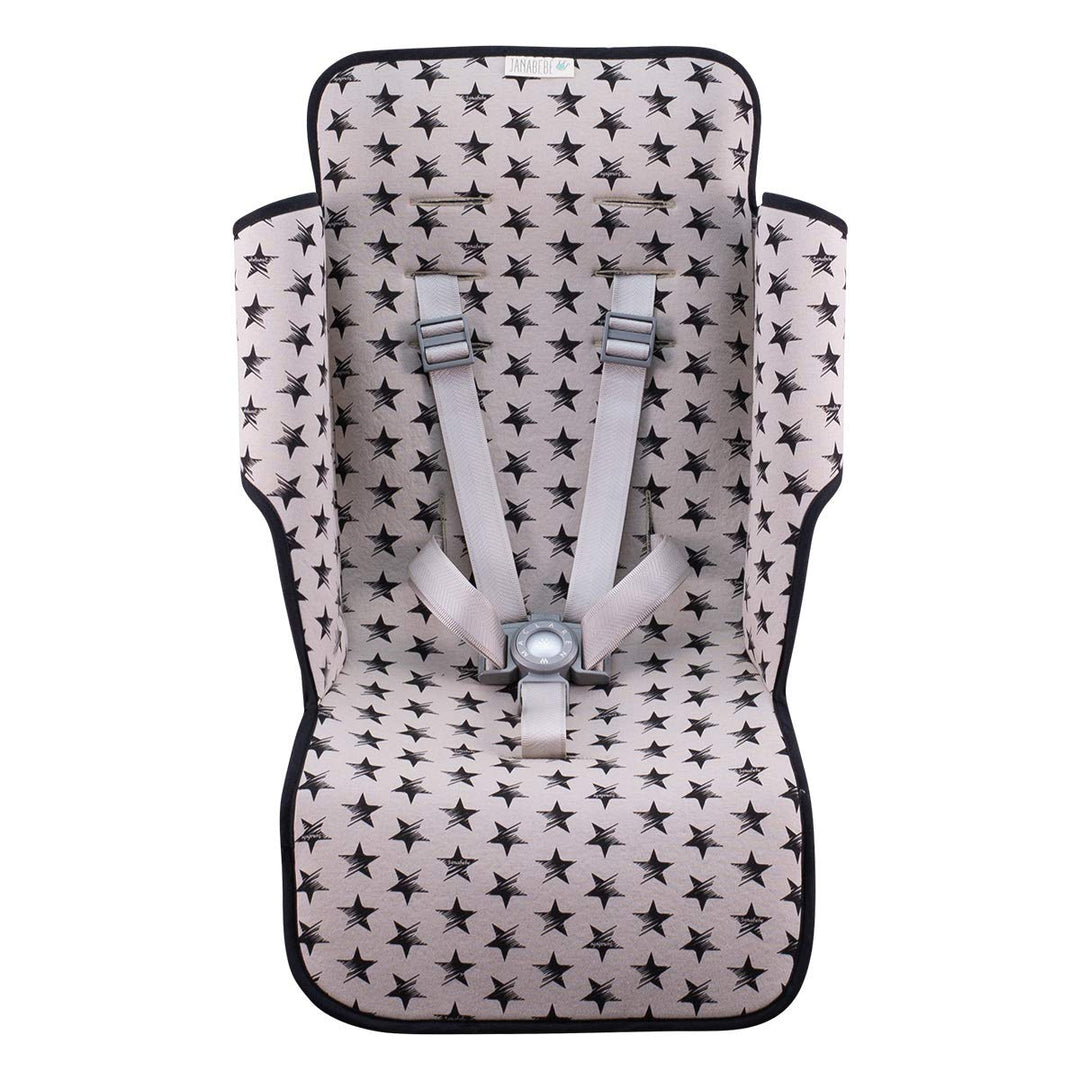 JYOKO KIDS Sitzauflage für Kinderwagen Kompatibel mit Maclaren Quest, Techno Twin, Triumph XT, 100%