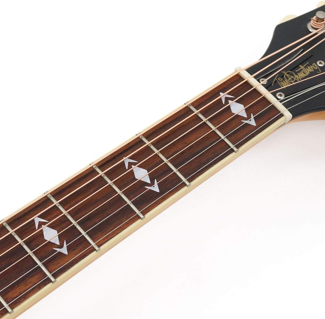 Diamonds & Arrows - Inlay Sticker für Akustik- und E-Gitarren Griffbretter - Made in Germany (Liquid