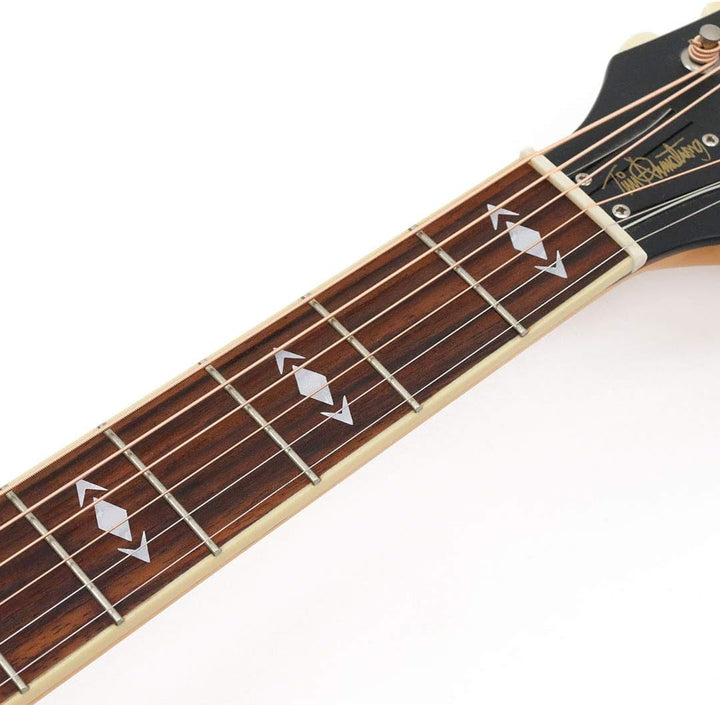 Diamonds & Arrows - Inlay Sticker für Akustik- und E-Gitarren Griffbretter - Made in Germany (Liquid