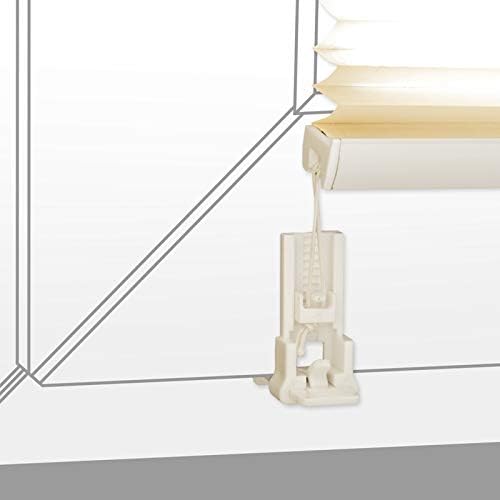 EXKLUSIV HEIMTEXTIL Plissee Verspannt mit Klemmträgern ohne Bohren Faltrollo Fensterrollo Marke 90 x