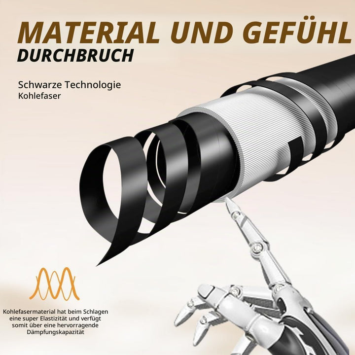 KONLLEN KL-15F Serie Billardqueue Aus Kohlefaser, Professionelle Carbon Queue, Lederumwicklung/ohne