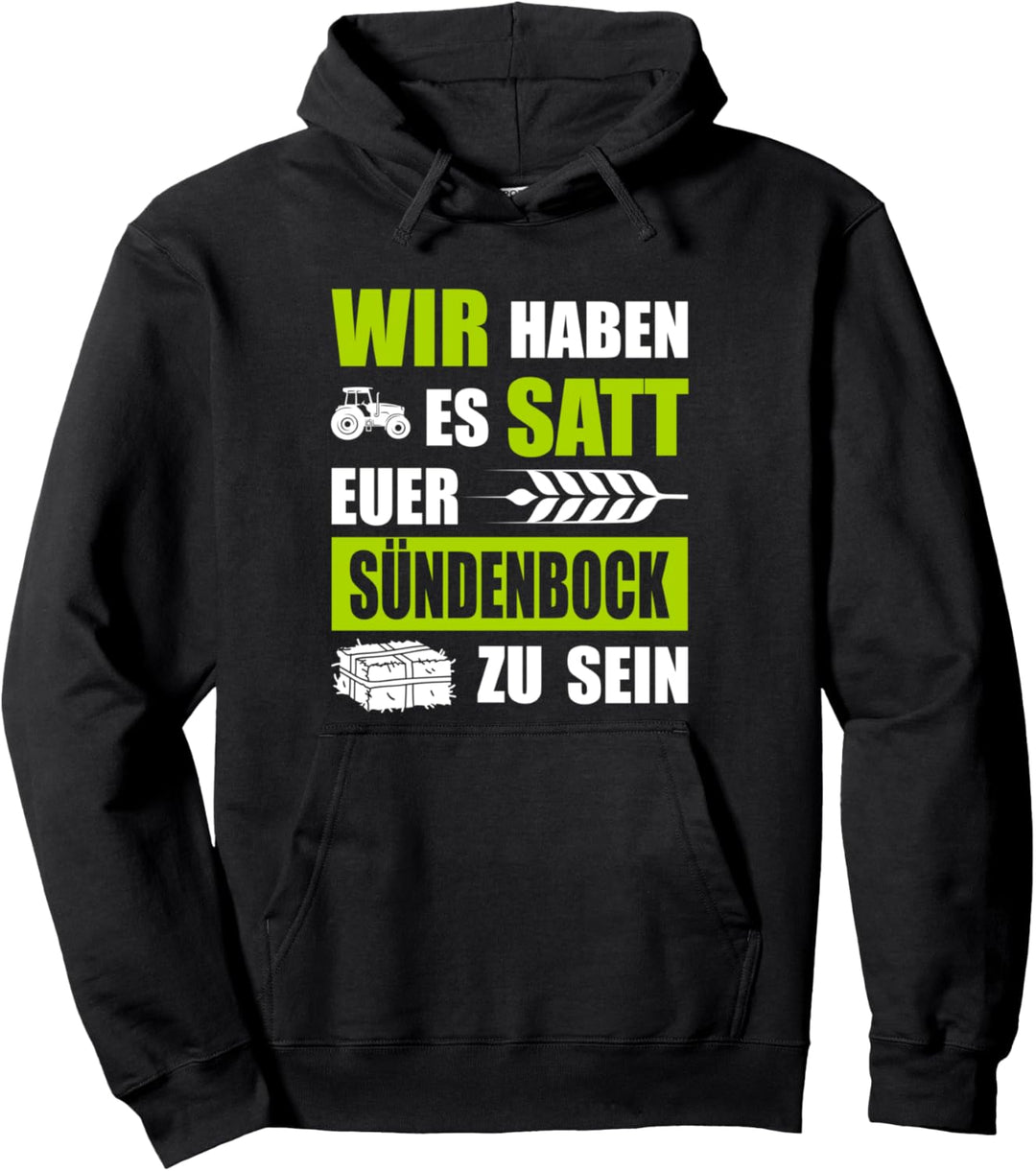 Landwirt Demo Landwirtschaft Bauernprotest Demonstration Pullover Hoodie