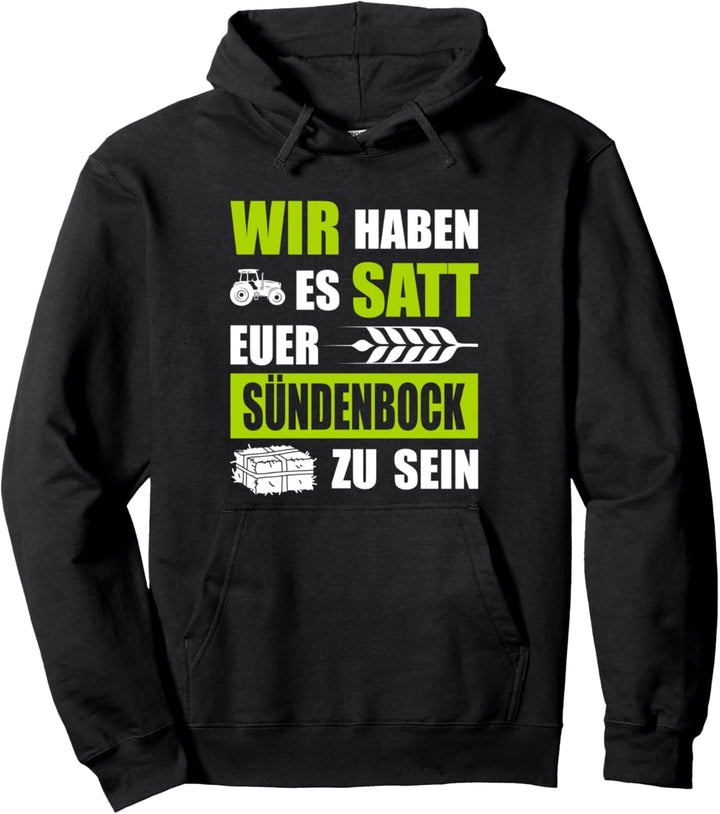 Landwirt Demo Landwirtschaft Bauernprotest Demonstration Pullover Hoodie