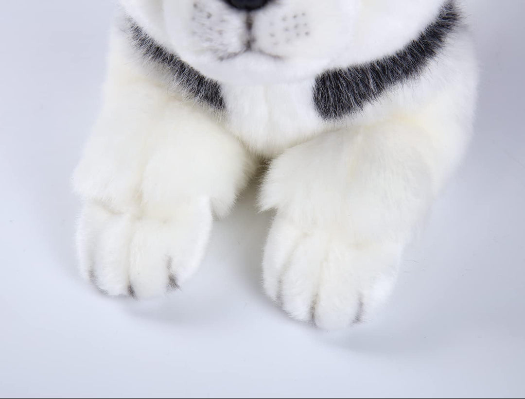 CU-MATE Sibirischer Husky-Stoffhund, Tiersimulation, realistisch und lebensecht, weich, handgefertig