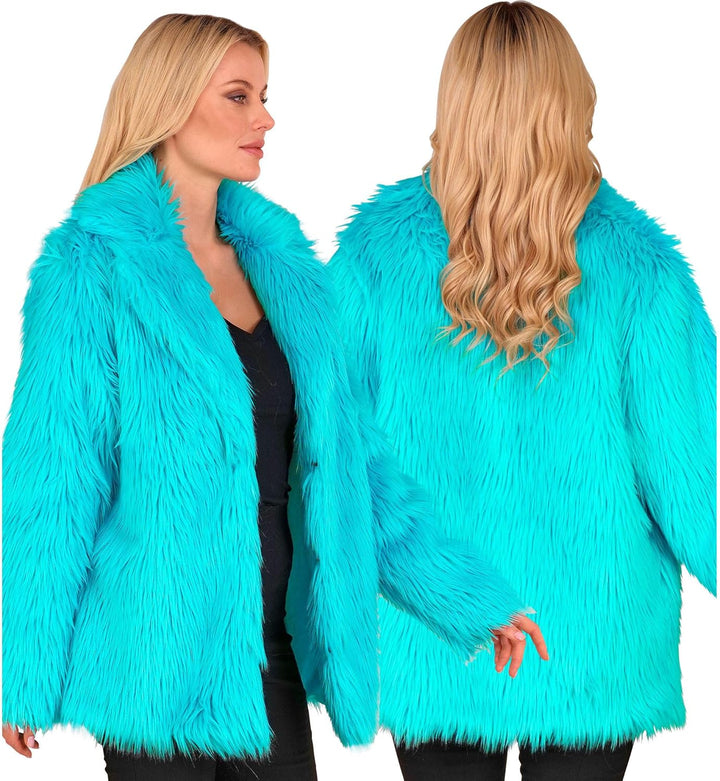 W WIDMANN MILANO Party Fashion - Kunstfell-Jacke für Damen und Herren, Plüschjacke, Kostüm, Party Ou