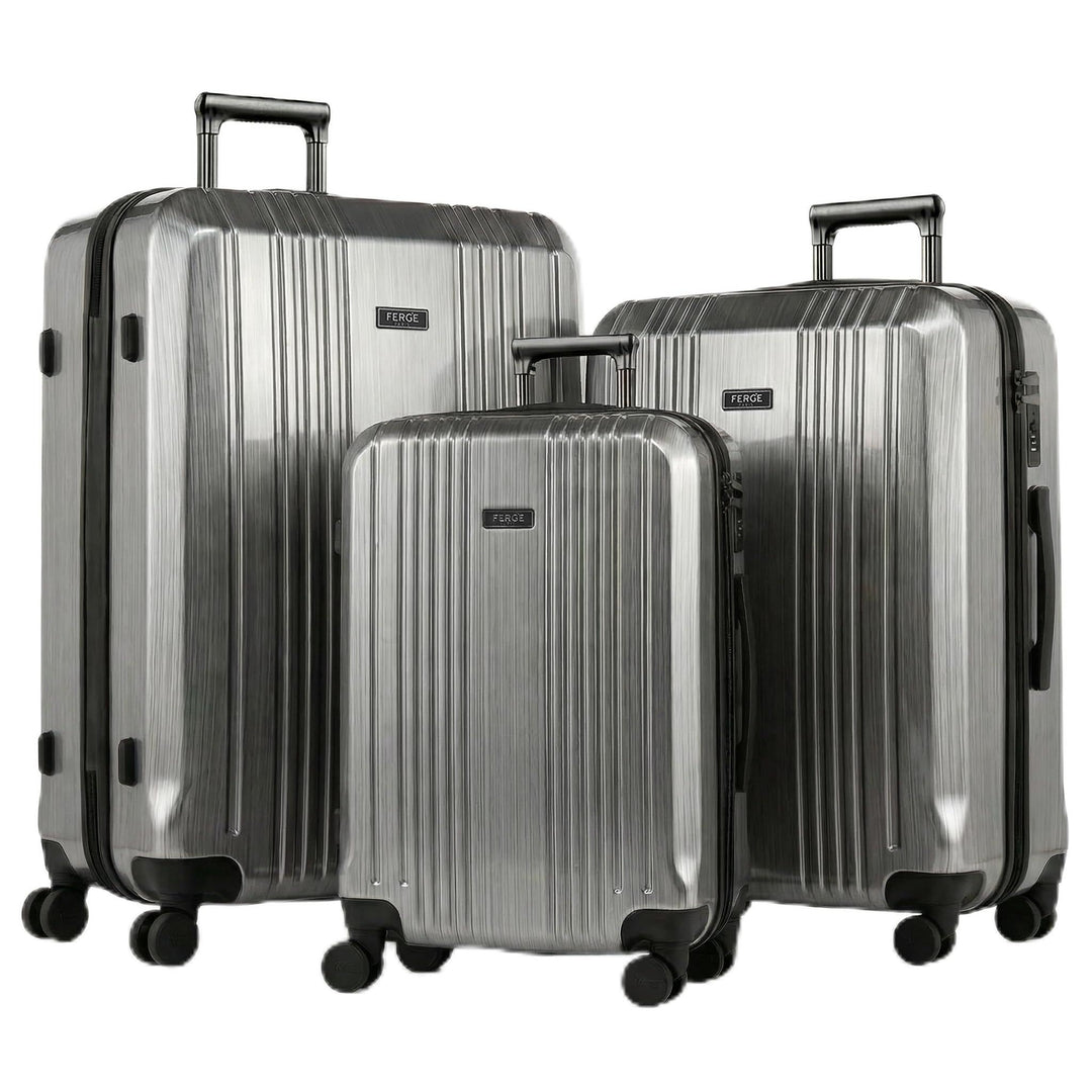 FERGÉ Kofferset Hartschale 3-teilig + TSA Schloss Cannes Trolley-Set - Handgepäck 55 cm, L und XL 3e