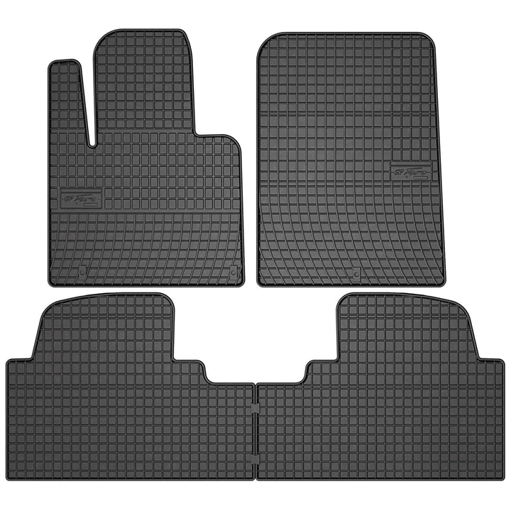 M MOTOS Gummimatten Auto Fussmatte passt für Hyundai Santa Fe III 2012-2018 Verbessern Sie Ihren Rei