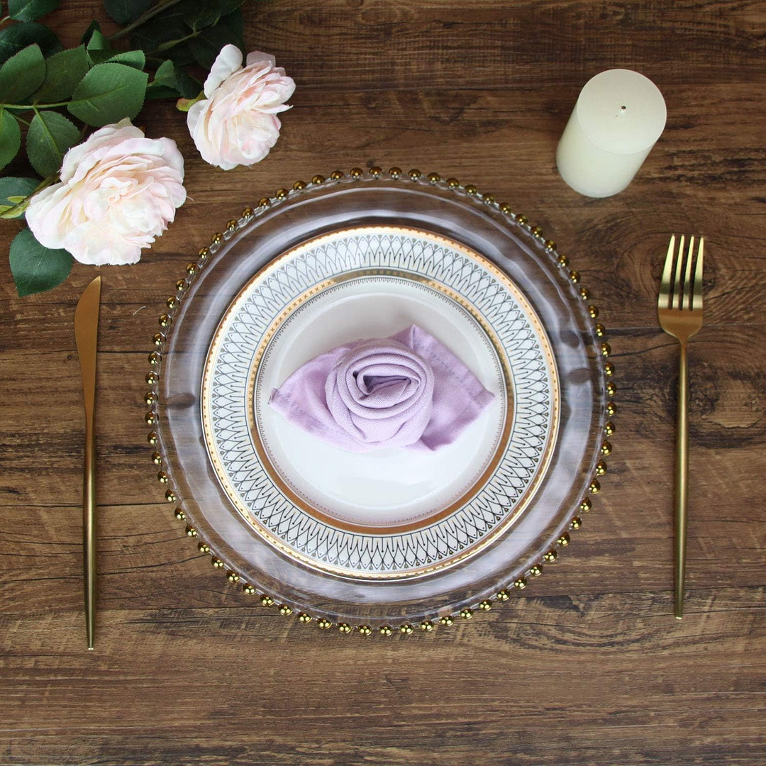 weich Polyester -Leinen gemischt Abendessen Cloth Servietten, 12 Stück (40 x 40 cm), für Veranstaltu