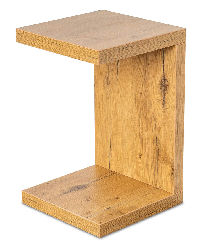 levandeo Couchtisch Coco Holz 32x32x50cm Wildeiche Eiche Tisch Beistelltisch Deko Sofatisch Ablage K